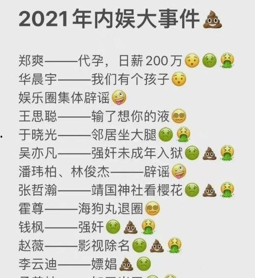 吃瓜娱乐圈八卦图,明星幕后故事大起底